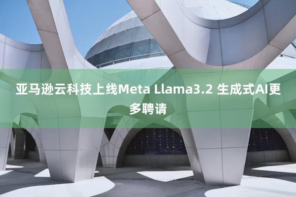 亚马逊云科技上线Meta Llama3.2 生成式AI更多聘请