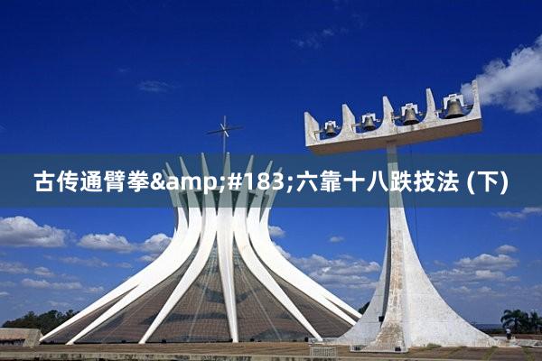古传通臂拳&#183;六靠十八跌技法 (下)