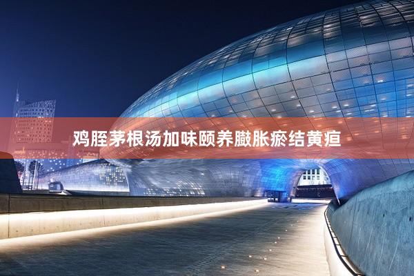 鸡胵茅根汤加味颐养臌胀瘀结黄疸
