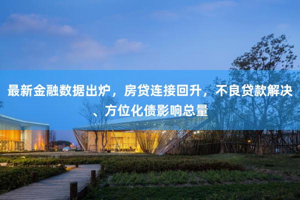 最新金融数据出炉，房贷连接回升，不良贷款解决、方位化债影响总量